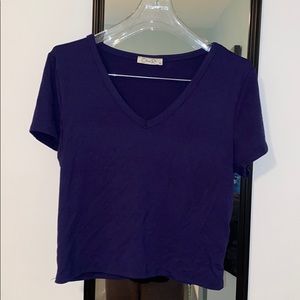 V-neck crop top